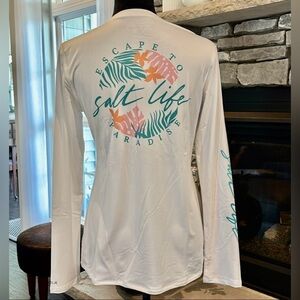 Salt Life UVAPOR performance fabric UV 30 sun protect top,quick dry,soft stretch
